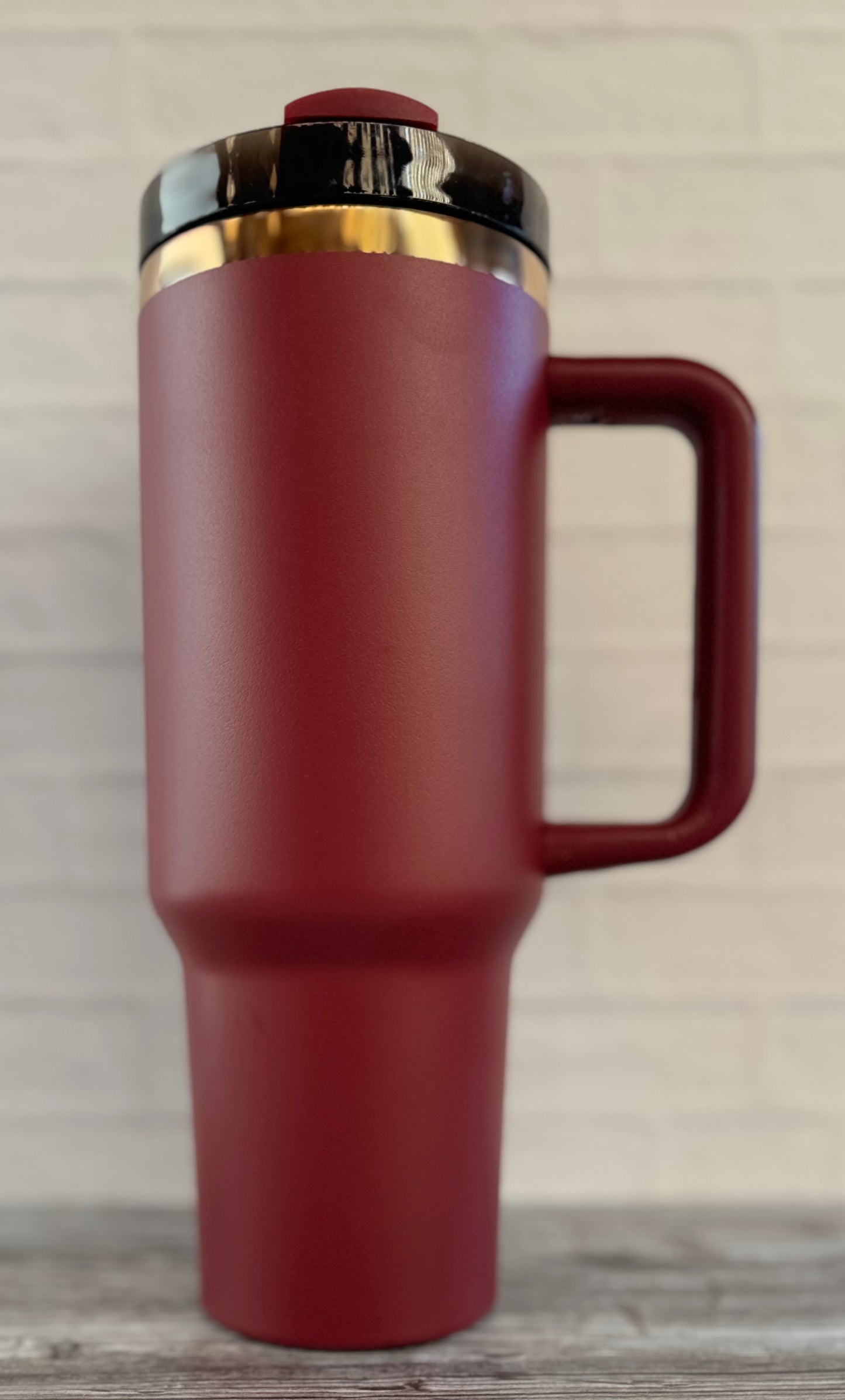 Maroon and copper